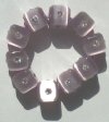1 8mm Light Amethyst Cube Fireball